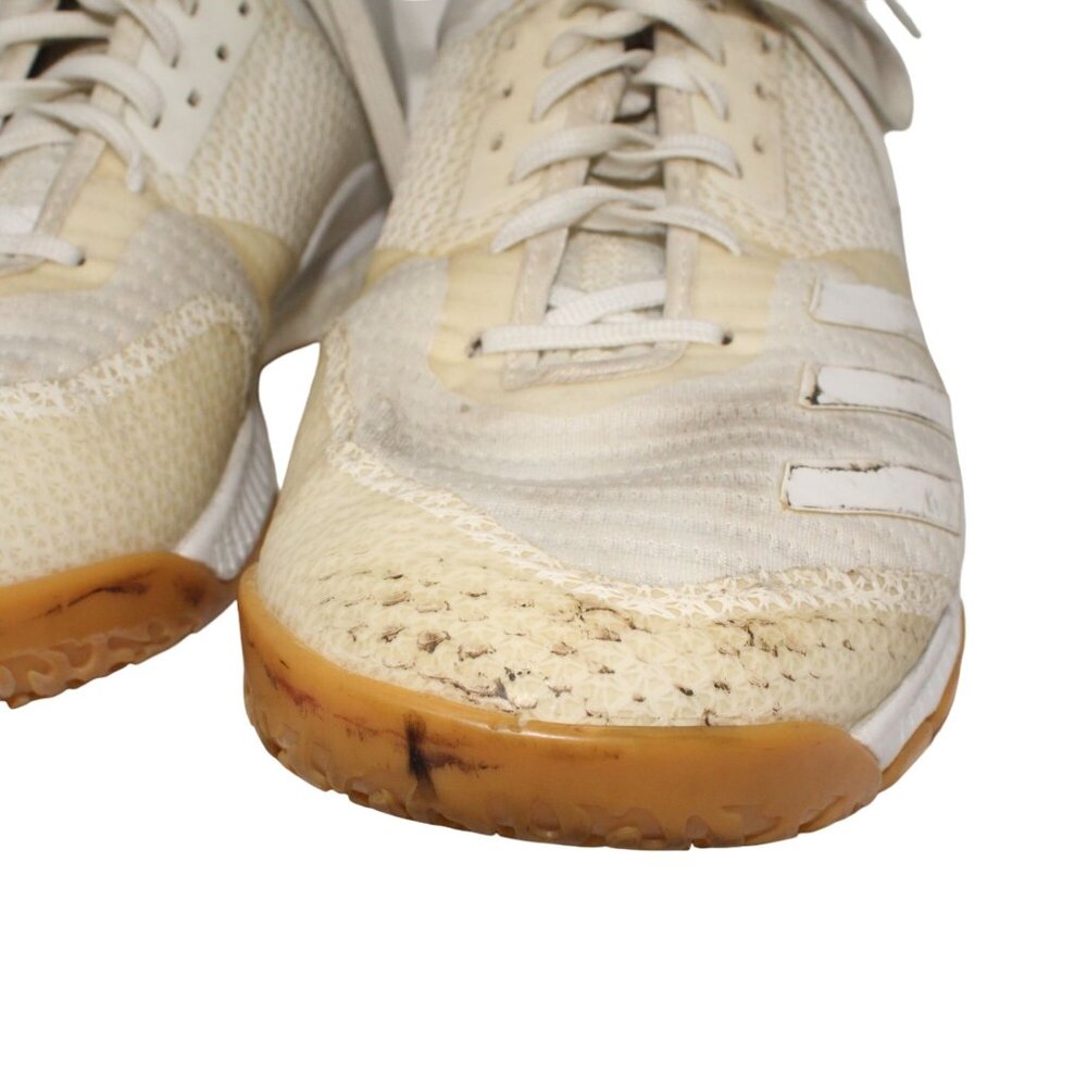 Adidas Womens Sz 7 Crazyflight X 3 D97831 White Gum Running Shoes Sneakers - Picture 10 of 12